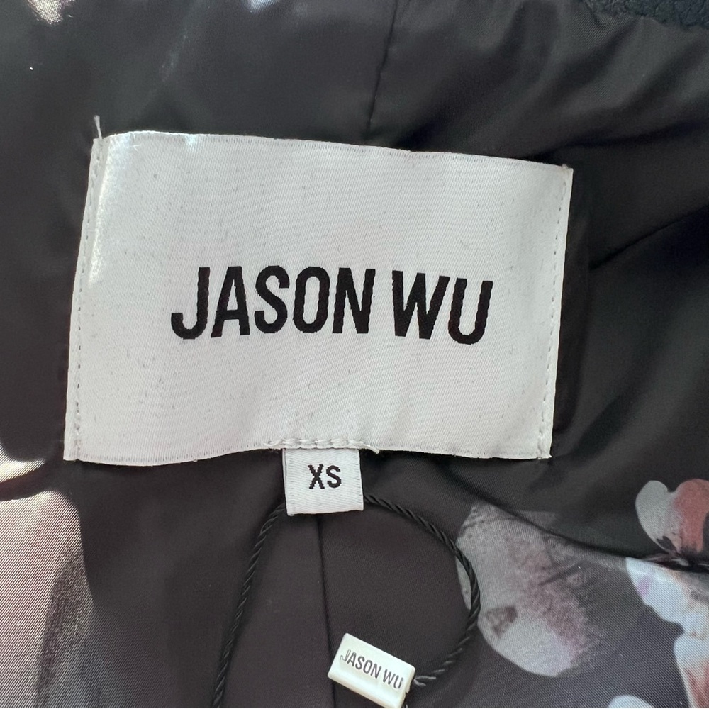 Jason Wu Black Faux Leather Jacket - Picture 2 of 11